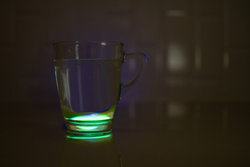 background photo A glass of water with light and shadow abstract beautiful vivid fresh thirsty clean healty refresh colorful color