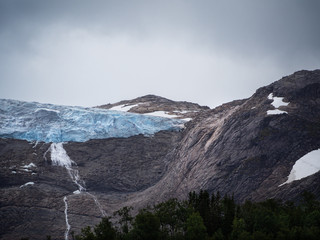 Waterfall on the Glacier
