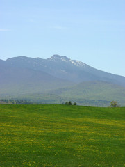 Fototapeta na wymiar Mt. Mansfield in May in Vermont
