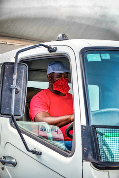 African  truck driver