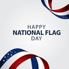 Happy National Flag Day Vector Illustration. National Flag Day