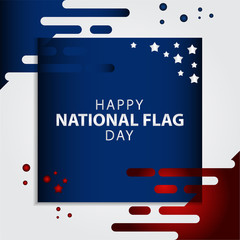 Happy National Flag Day Vector Illustration. National Flag Day