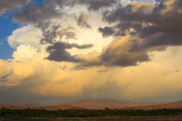 clouds in the sky