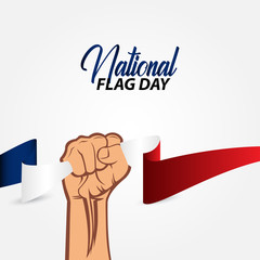 Happy National Flag Day Vector Illustration. National Flag Day