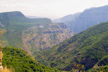 view of the mountains