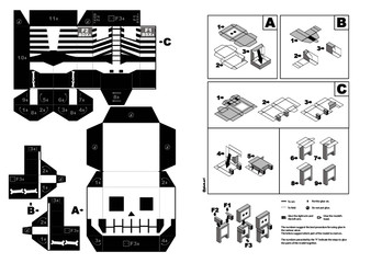 Scheletro di carta © Plunk