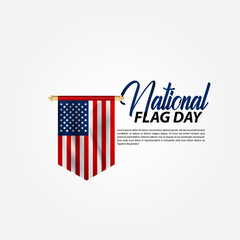 Happy National Flag Day Vector Illustration. National Flag Day