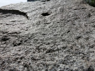 Stone in city