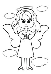 girl with a toy