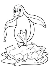  outline cartoon coloring book/animal/vegetable/ character