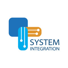 Vector logo of a system integration company