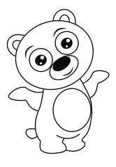  outline cartoon coloring book/animal/vegetable/ character