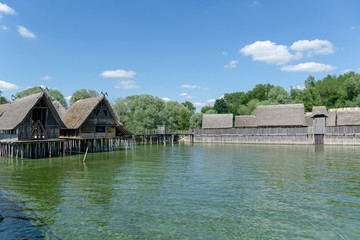 Pfahlbauten Unteruhldingen at lake contance, unesco world heritage