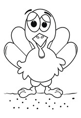  outline cartoon coloring book/animal/vegetable/ character