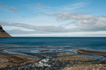 seascape at westfjords iceland