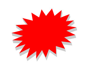 stickers red for discount price message, chat label serrated shape, sticker star label for sale promotion, comic speech bubbles, serrated sticker for sale text promotion, stickers for new offer promo
