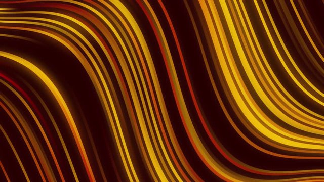 Background Animated with band lines yellow