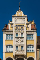 Interessante Details an historischen Gebäuden in Bamberg