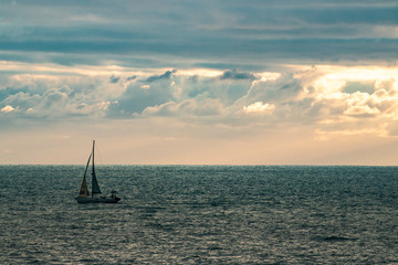 Bateau sur la mer