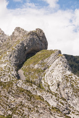 Rutas cerca de Ordesa, en Torla, Pirineos, España.