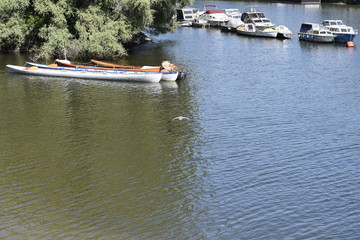 boats on the river