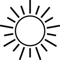 sunshine vector illustration