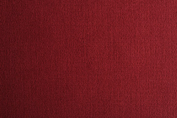 Texture of beautiful red fabric as background, closeup