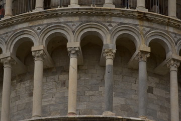 detail of the facade of the cathedral
