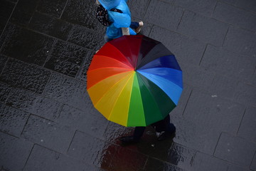 umbrella in the rain