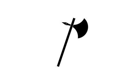 Broad axe, medieval axe, Battle axe, executioner axe
