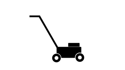 Gas (petrol) portable lawnmower icon