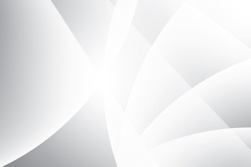 Fototapeta premium Abstract geometric white and gray color background. Vector, illustration.
