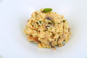 Risotto with mushrooms
