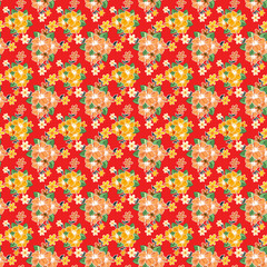 seamless pattern with flowers