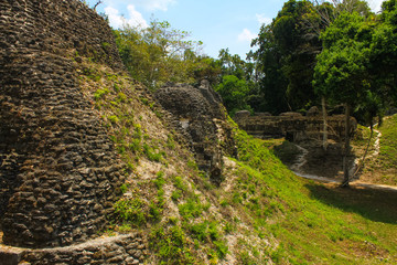 Tikal National Park on Unesco World Heritage. Buried Ancient Temple