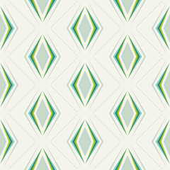 seamless rhombus geometric pattern