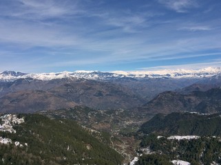 Fototapeta na wymiar view of the Himalayan mountains