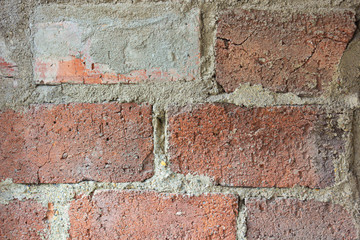 Red brick wall