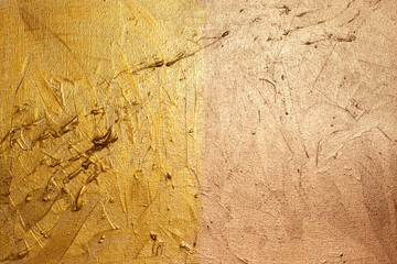 chic, luxueux Arrière-plan coloré avec divorces et or. imitation marbre, peinture acrylique, fait main. Argent, bronze, or, dorure