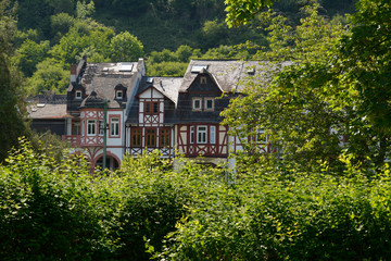 bacharach. fachwerkhäuser