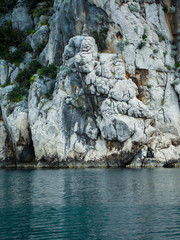 Fototapeta na wymiar Beautiful Croatia Dalmatia Coast Clear