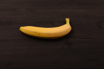 banana on wooden background