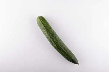 cucumber cucumber isolated on white background close-up