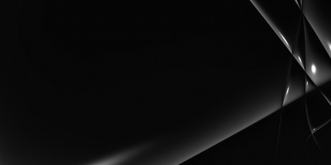 Black abstract volumetric business background , technologic futuristic luxury background