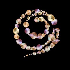 Women jewelry with Baroque pearls is symbol of beauty and art. Pearls are the best gift.