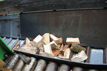 Warming wood industry powerful log splitter

