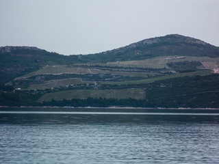 Beautiful Dalmatia Hill Seascape Coast