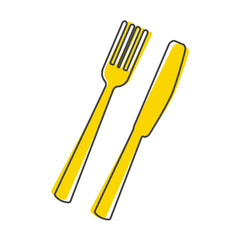 fork and knife
