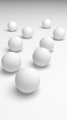 White abstract background. Lowpoly backdrop. Crumpled paper. 3D illustration