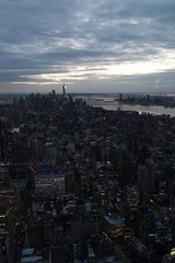 Vue sur Manhattan et le World Trade Center depuis le Top of the Rock